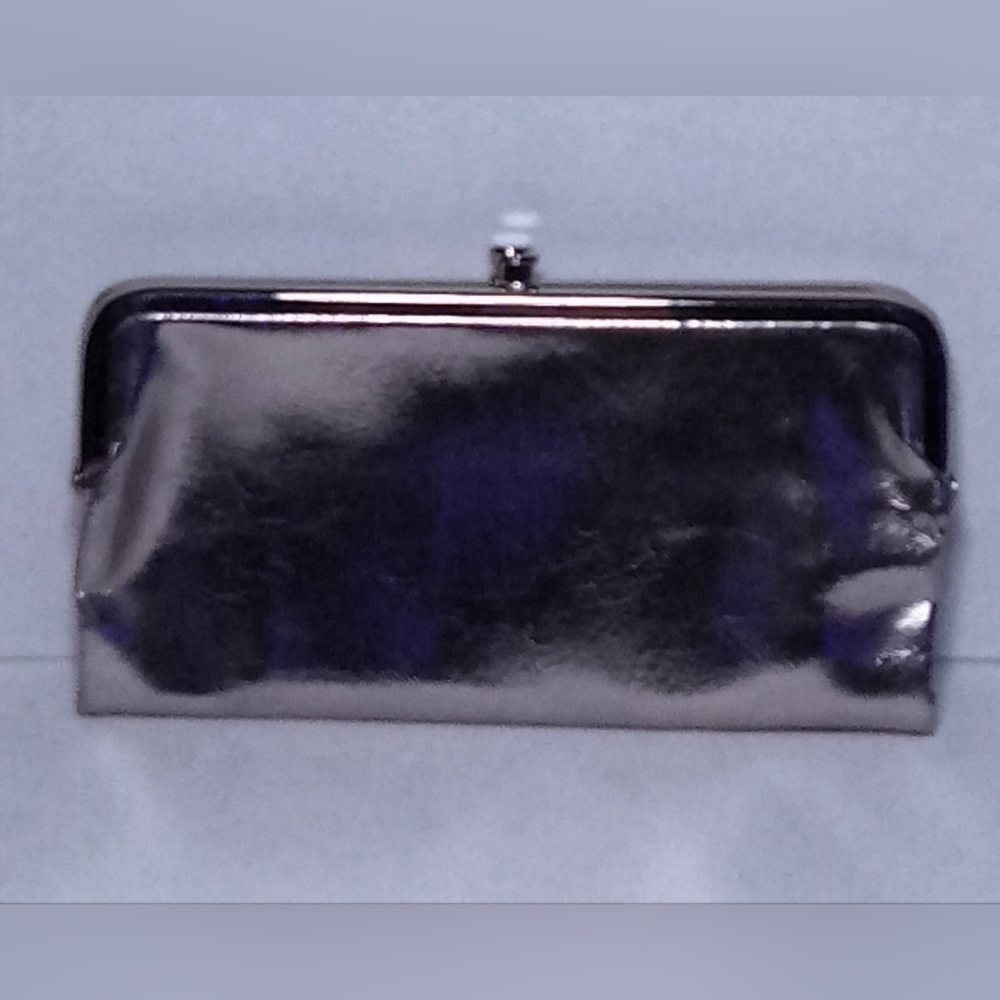 Silver hand purse wallet